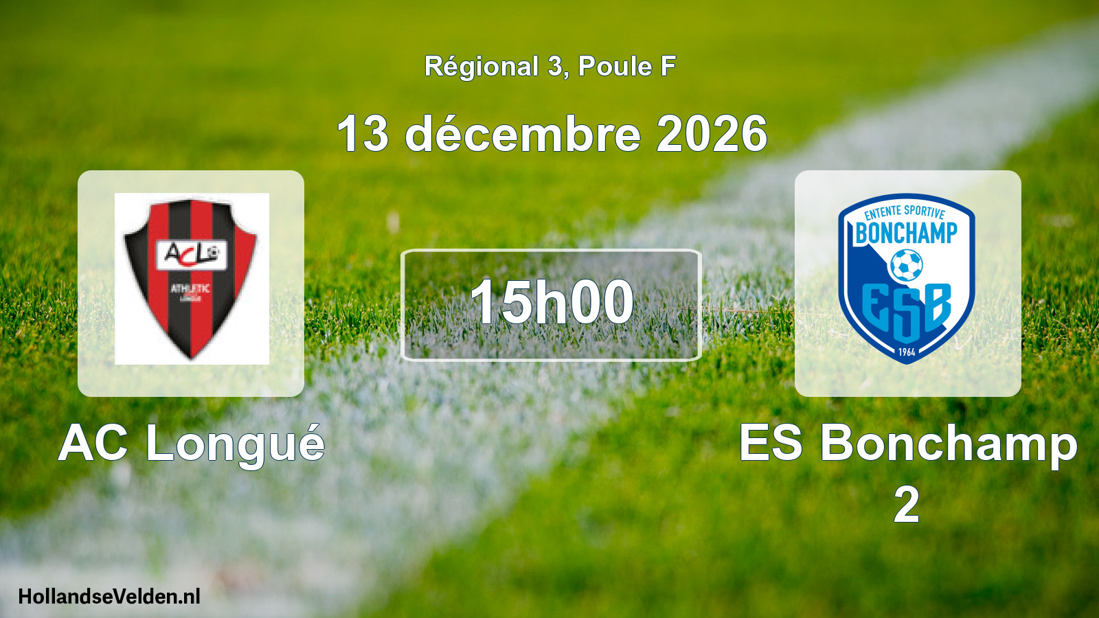 Scheduled Match: AC Longué - ES Bonchamp 2 (13 December 2026)