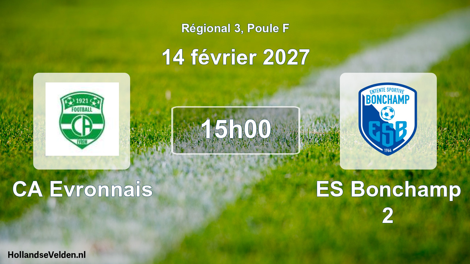 Scheduled Match: CA Evronnais - ES Bonchamp 2 (14 February 2027)