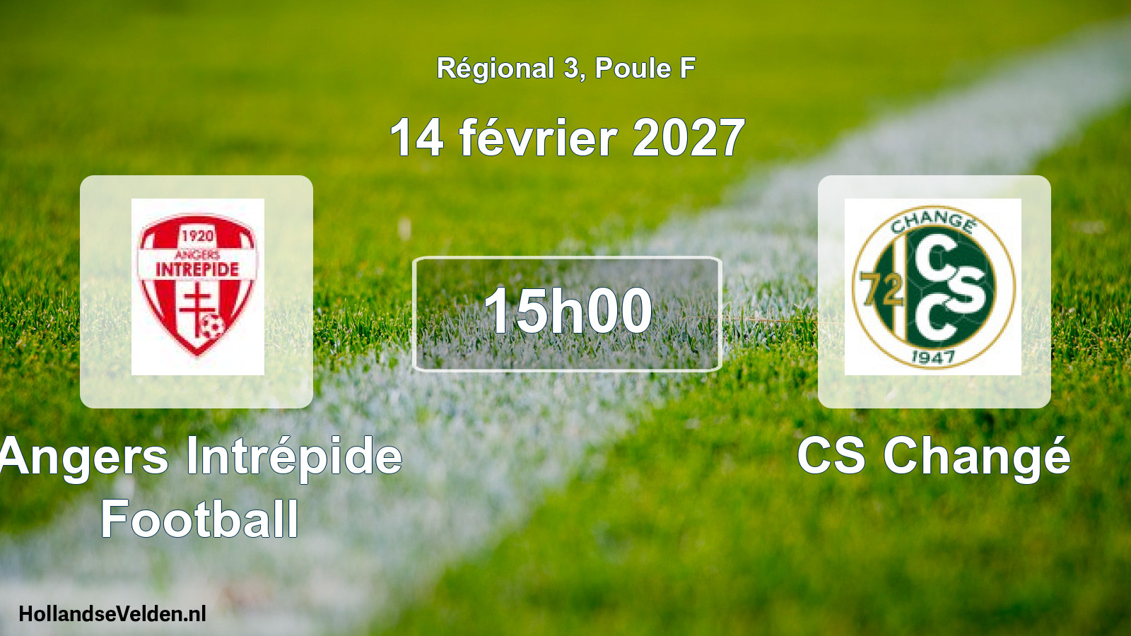 Scheduled Match: Angers Intrépide Football - CS Changé (14 February 2027)