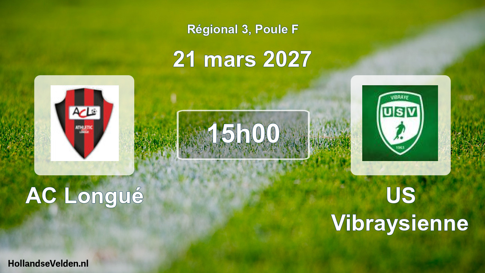 Match programmé: AC Longué - US Vibraysienne (21 mars 2027)