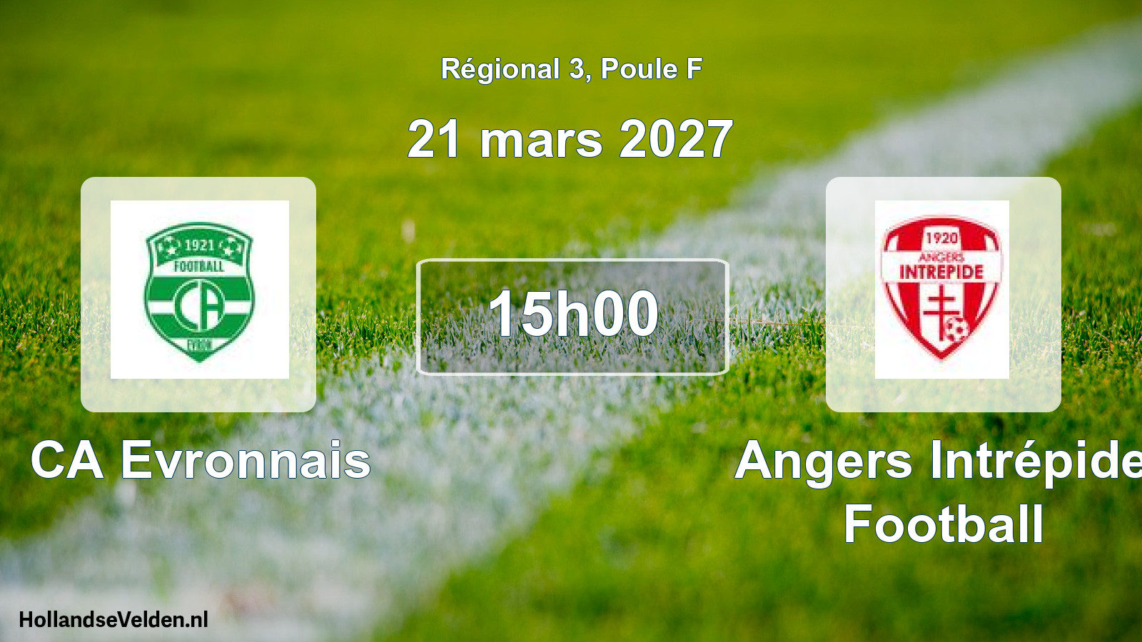 Scheduled Match: CA Evronnais - Angers Intrépide Football (21 March 2027)