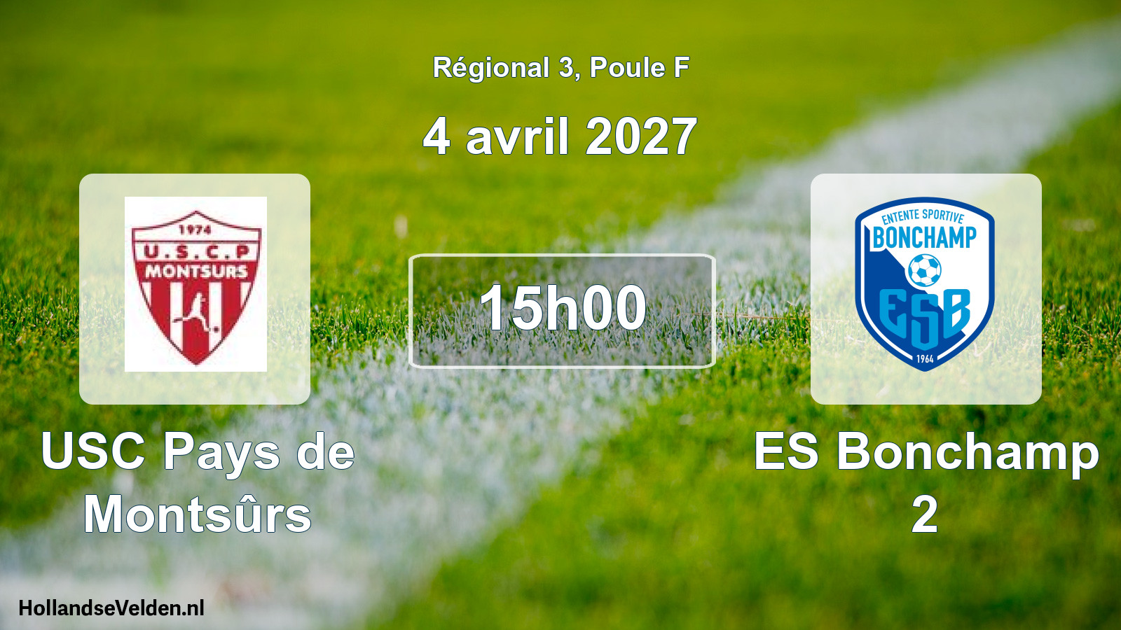Scheduled Match: USC Pays de Montsûrs - ES Bonchamp 2 (4 April 2027)