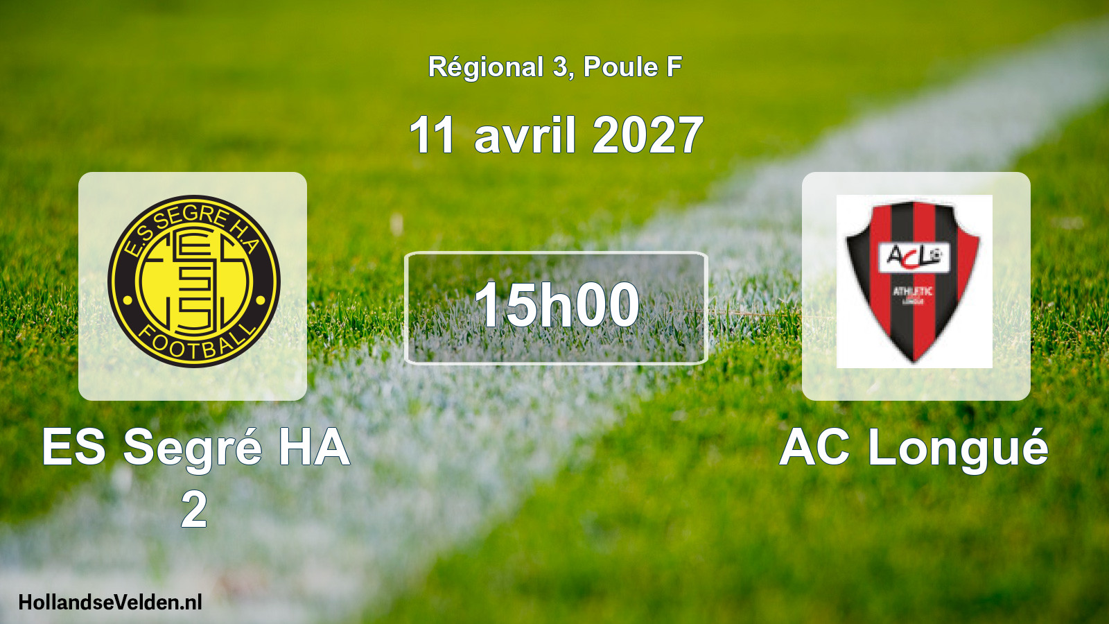 Scheduled Match: ES Segré HA 2 - AC Longué (11 April 2027)
