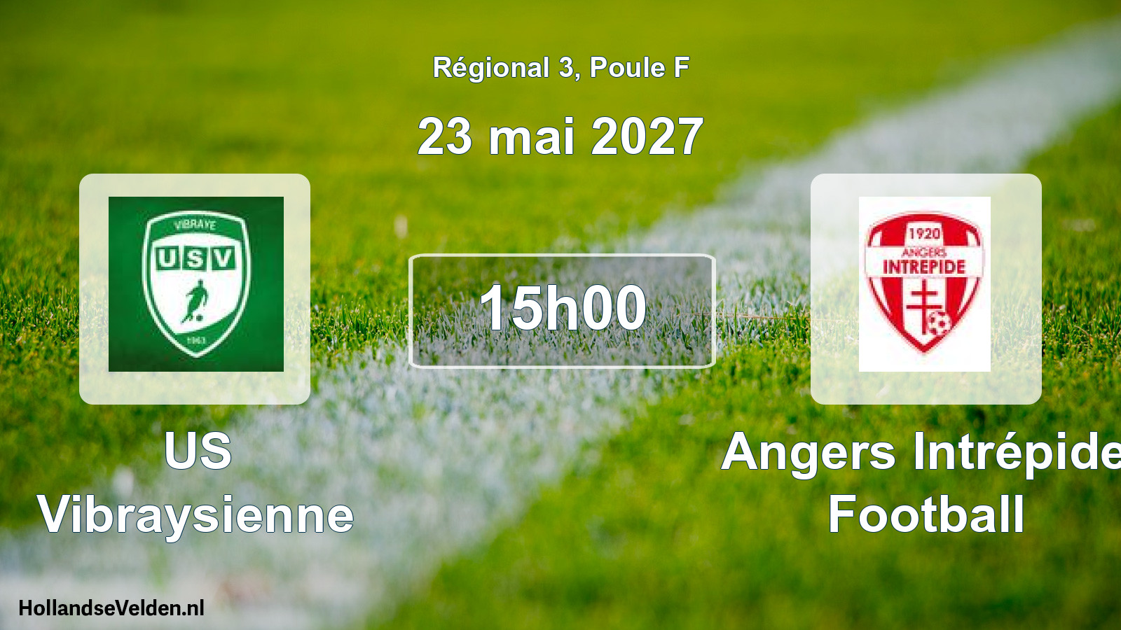 Scheduled Match: US Vibraysienne - Angers Intrépide Football (23 May 2027)