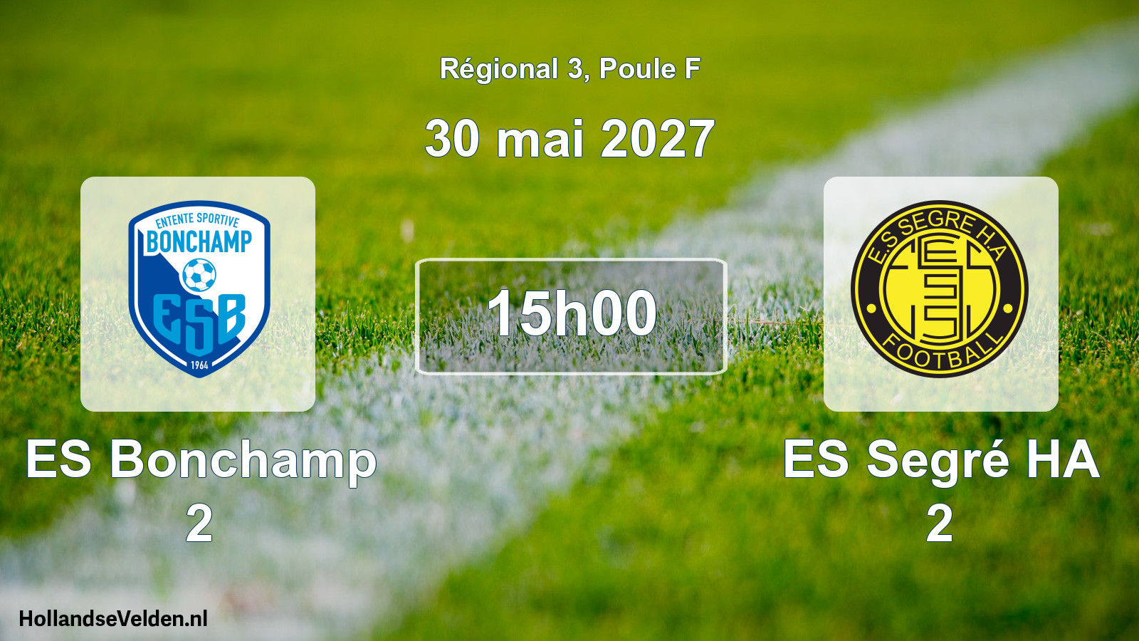Scheduled Match: ES Bonchamp 2 - ES Segré HA 2 (30 May 2027)