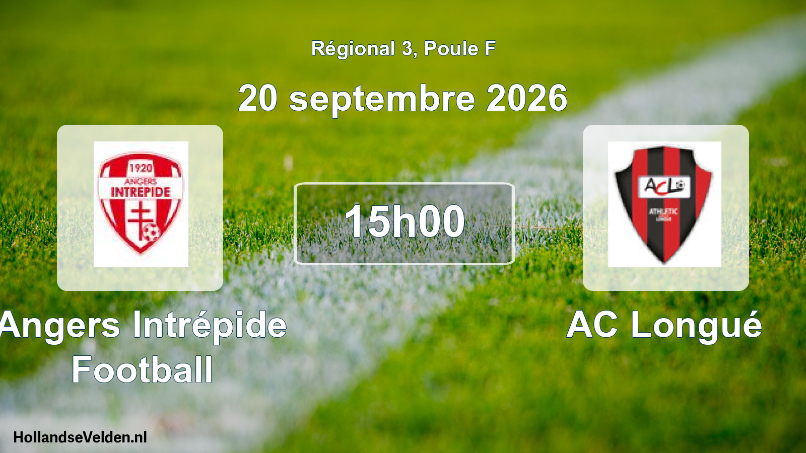 Scheduled Match: Angers Intrépide Football - AC Longué (20 September 2026)