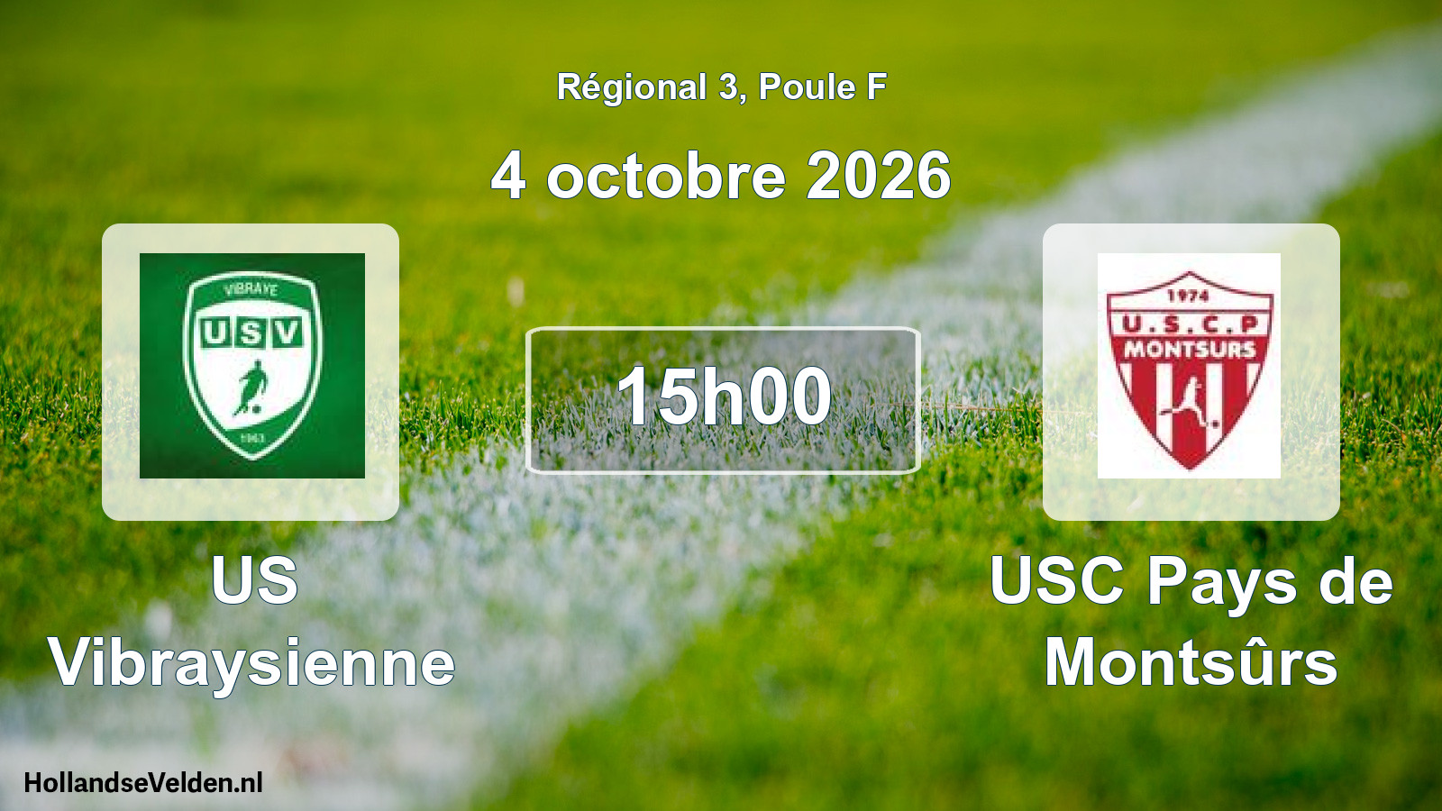 Scheduled Match: US Vibraysienne - USC Pays de Montsûrs (4 October 2026)