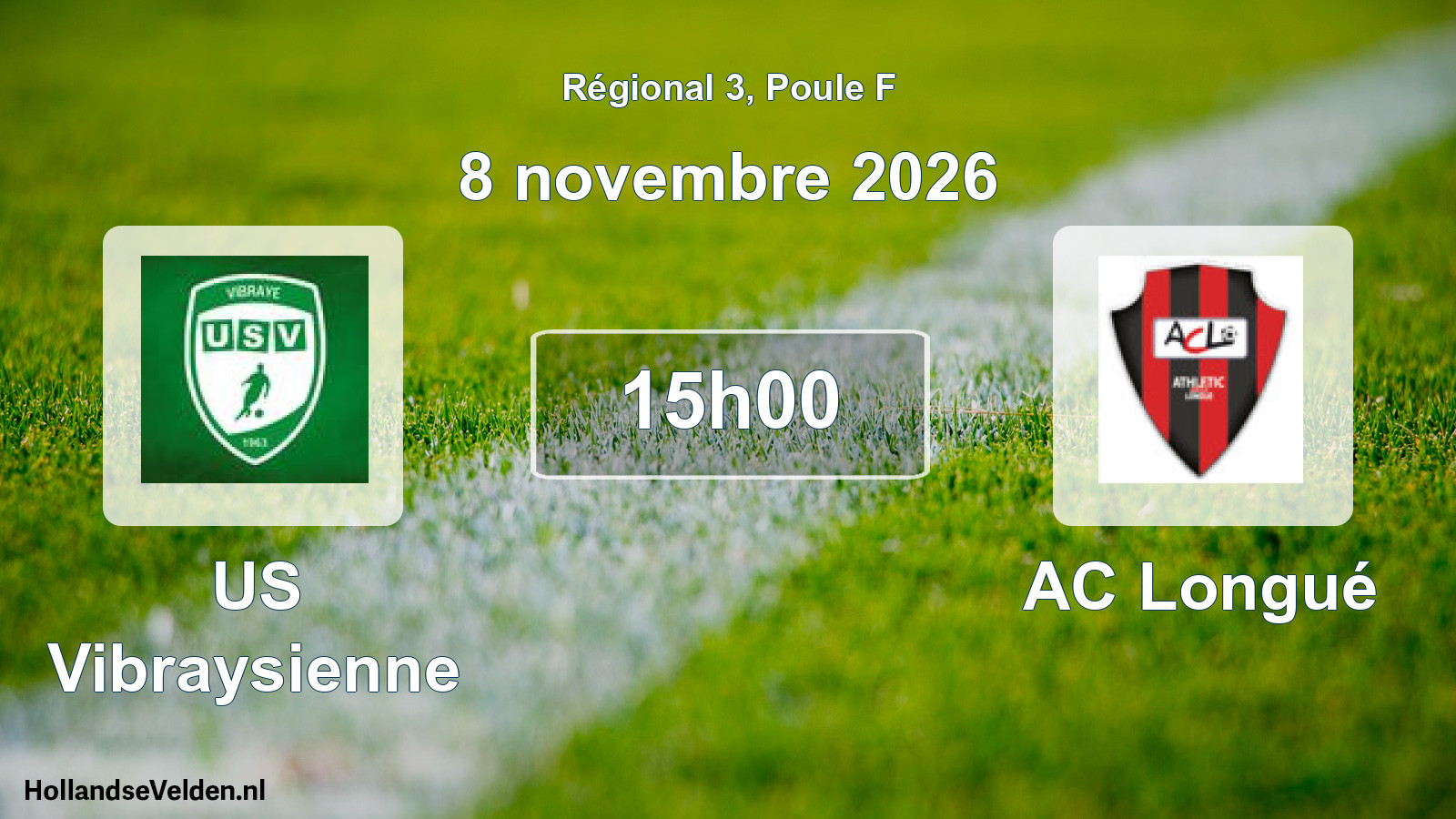 Scheduled Match: US Vibraysienne - AC Longué (8 November 2026)