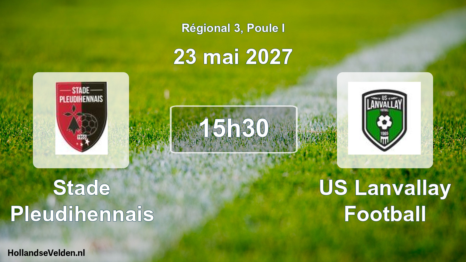 Scheduled Match: Stade Pleudihennais - US Lanvallay Football (23 May 2027)