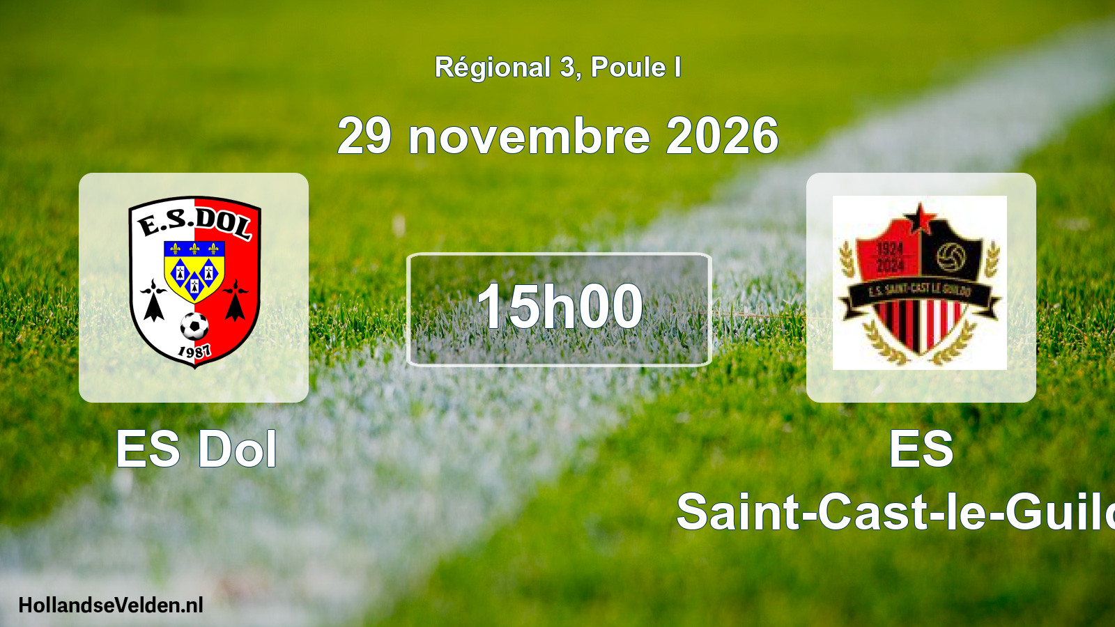 Match programmé: ES Dol - ES Saint-Cast-le-Guildo (29 novembre 2026)