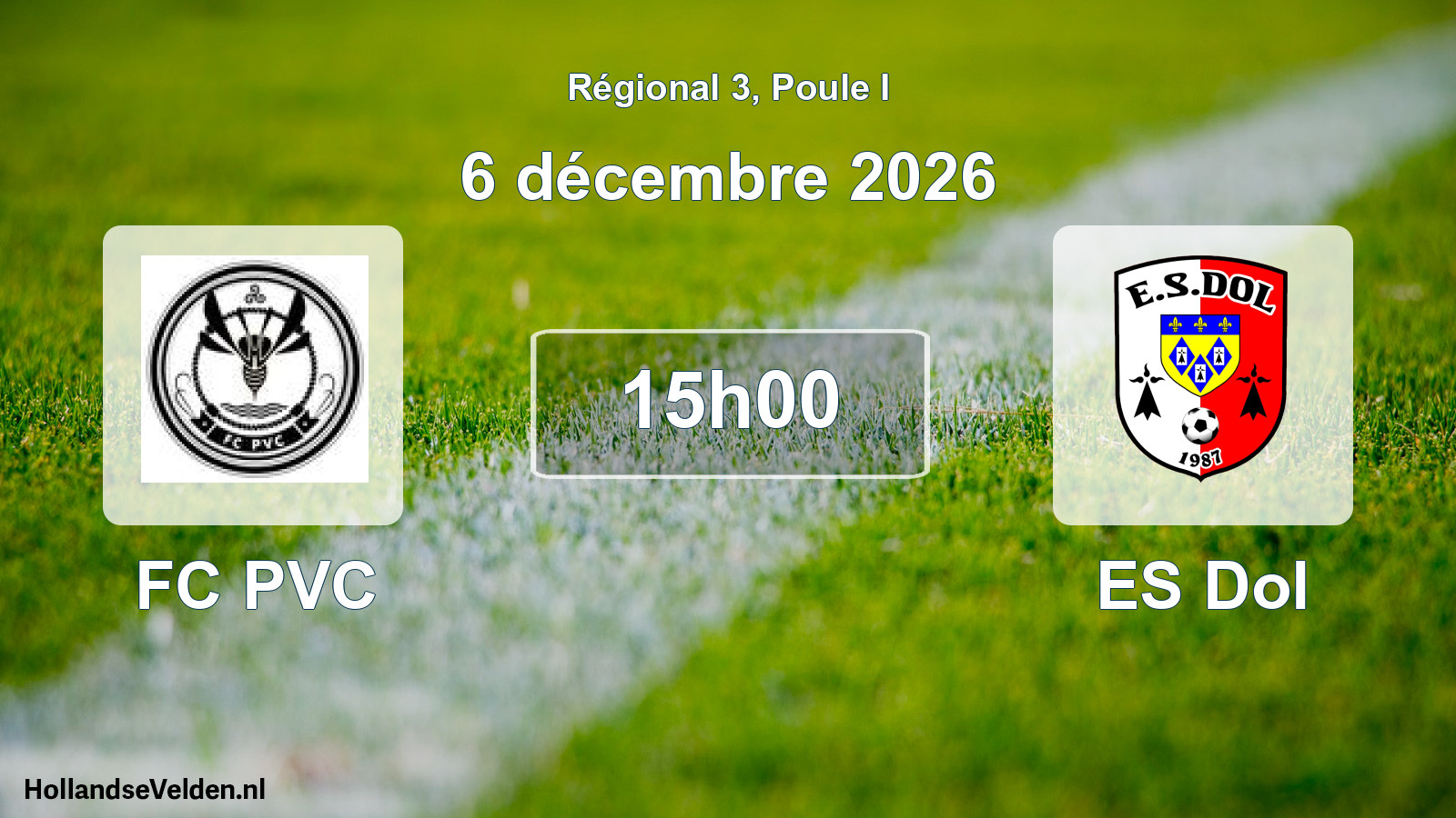 Scheduled Match: FC PVC - ES Dol (6 December 2026)