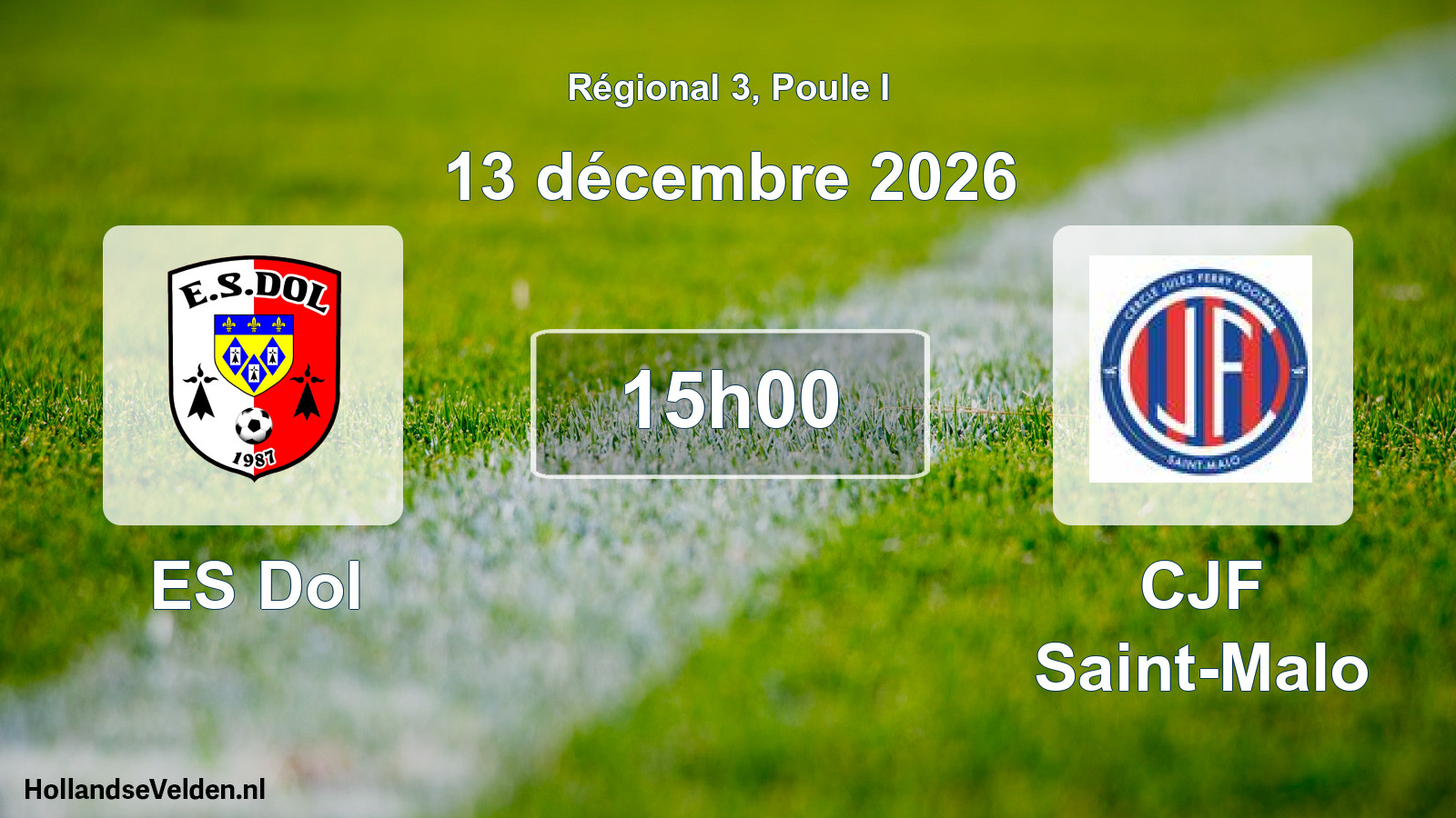 Scheduled Match: ES Dol - CJF Saint-Malo (13 December 2026)