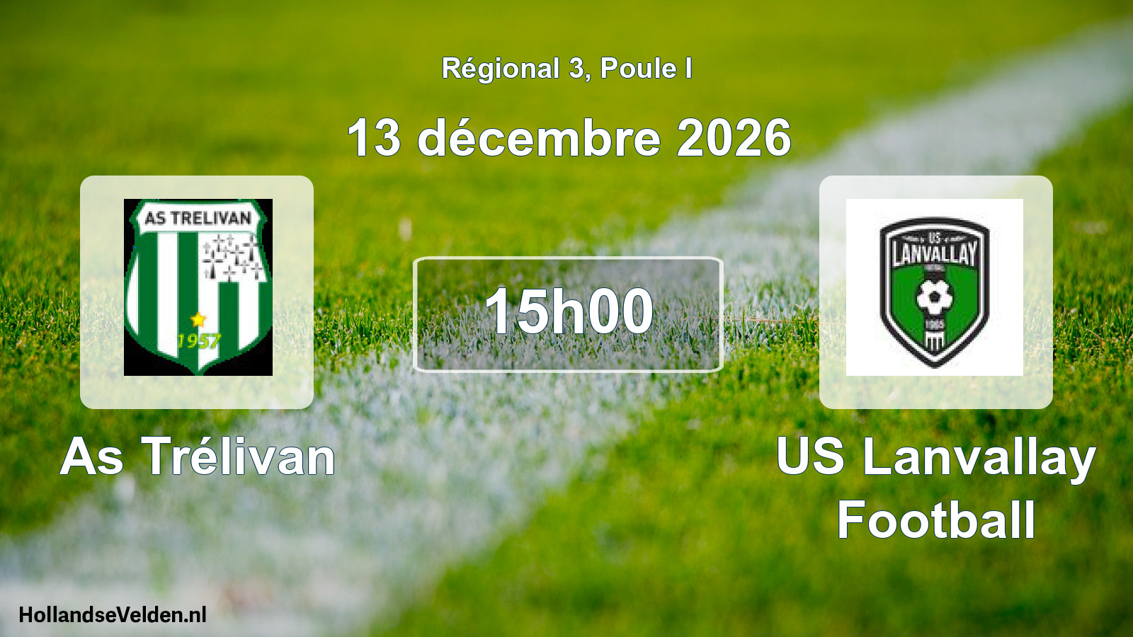 Scheduled Match: As Trélivan - US Lanvallay Football (13 December 2026)
