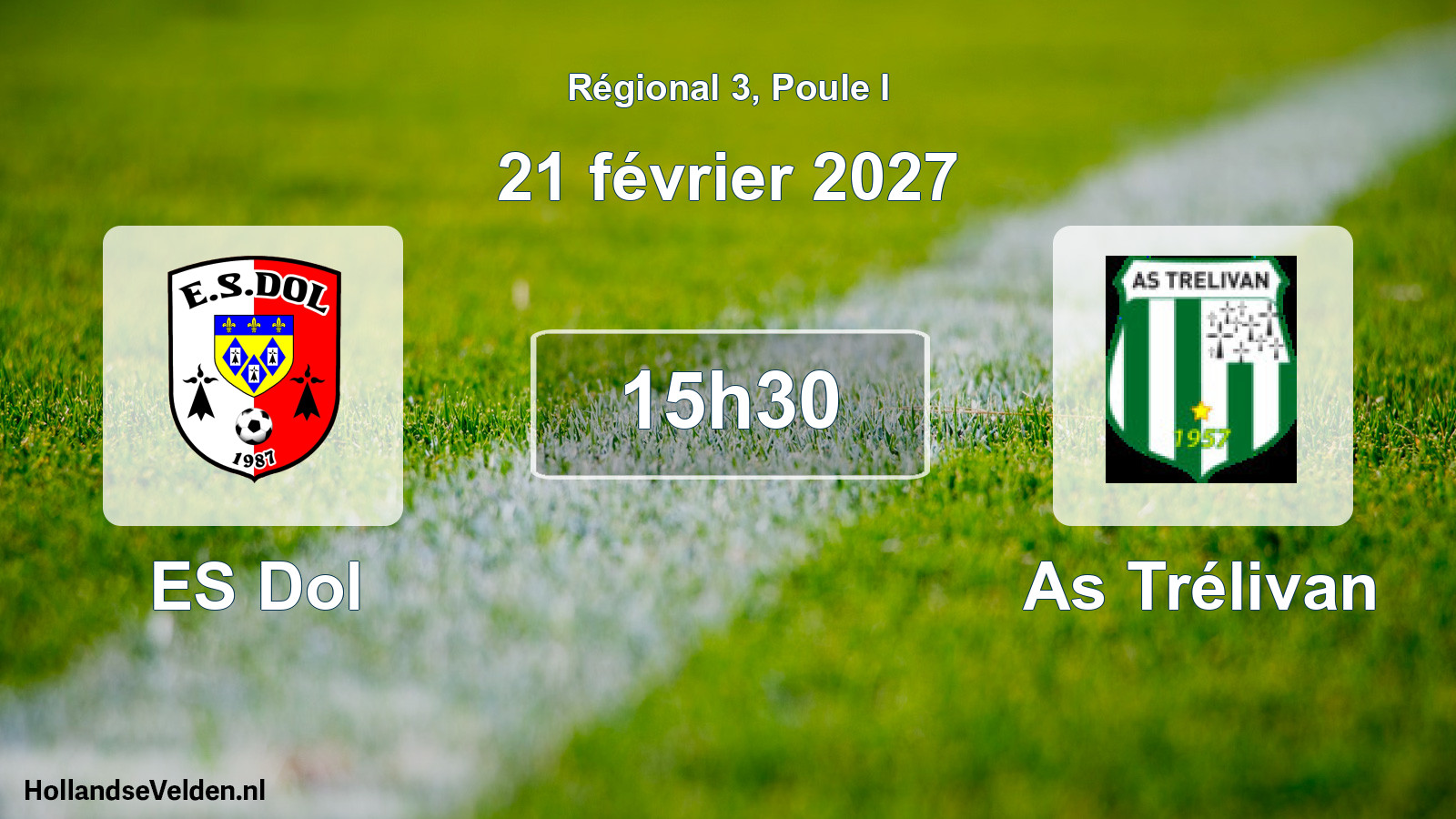 Match programmé: ES Dol - As Trélivan (21 février 2027)