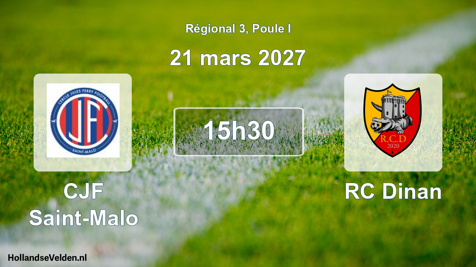 Scheduled Match: CJF Saint-Malo - RC Dinan (21 March 2027)