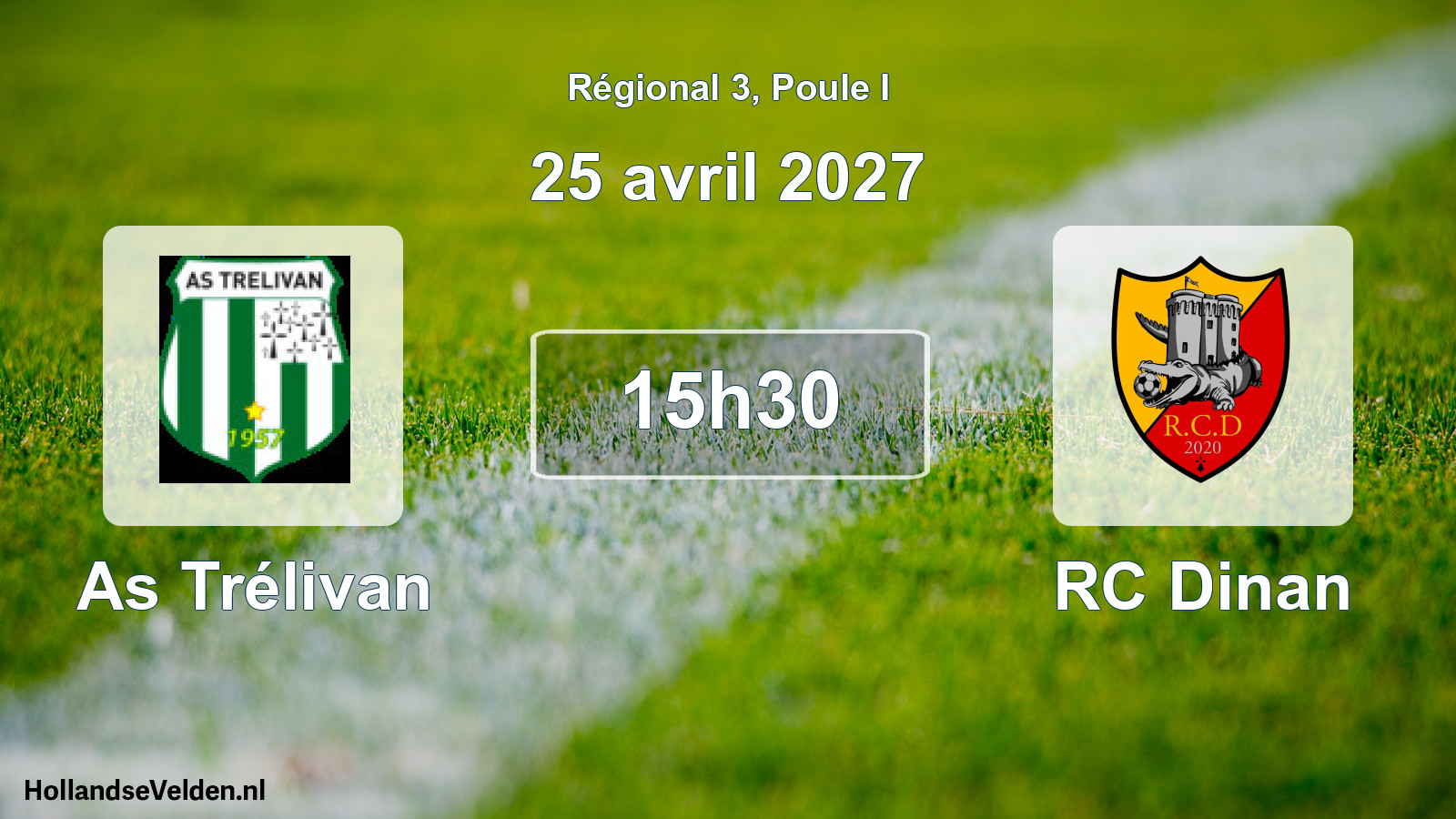Scheduled Match: As Trélivan - RC Dinan (25 April 2027)