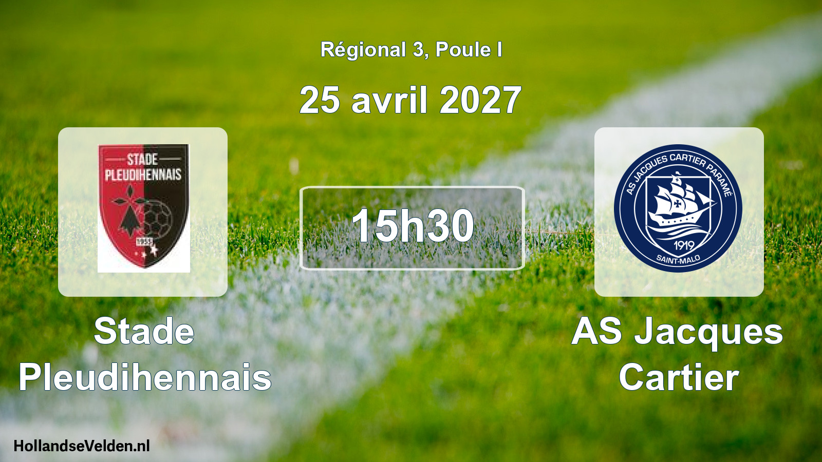 Scheduled Match: Stade Pleudihennais - AS Jacques Cartier (25 April 2027)