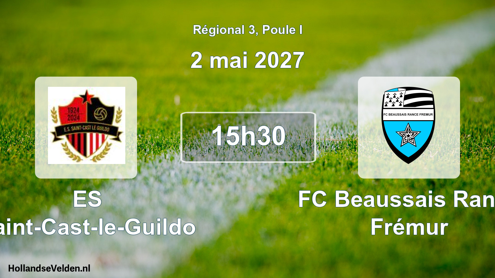 Scheduled Match: ES Saint-Cast-le-Guildo - FC Beaussais Rance Frémur (2 May 2027)