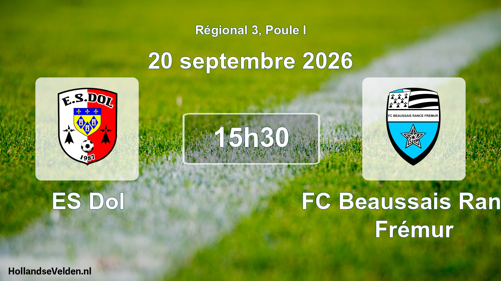 Scheduled Match: ES Dol - FC Beaussais Rance Frémur (20 September 2026)