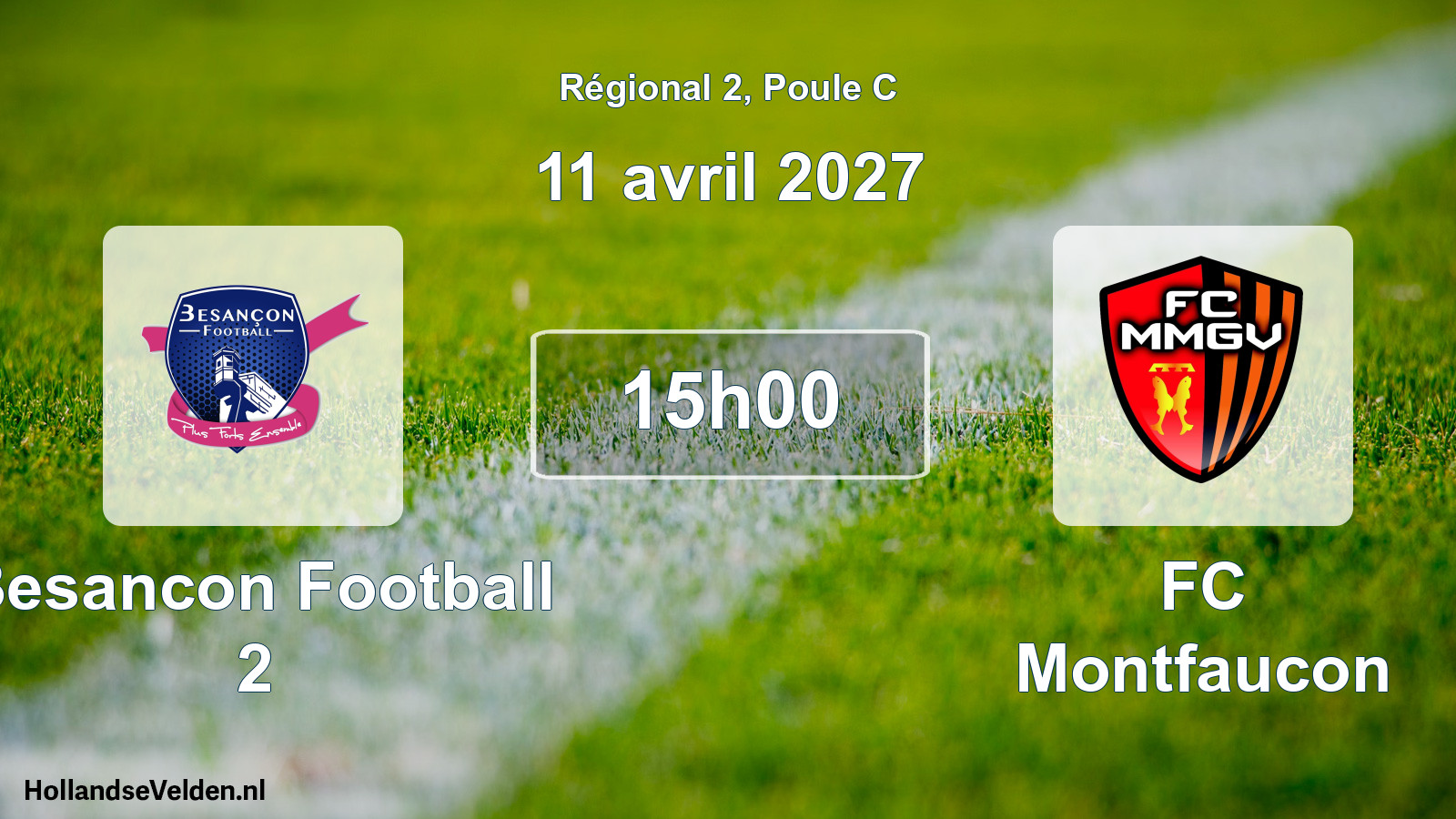 Scheduled Match: Besancon Football 2 - FC Montfaucon (11 April 2027)