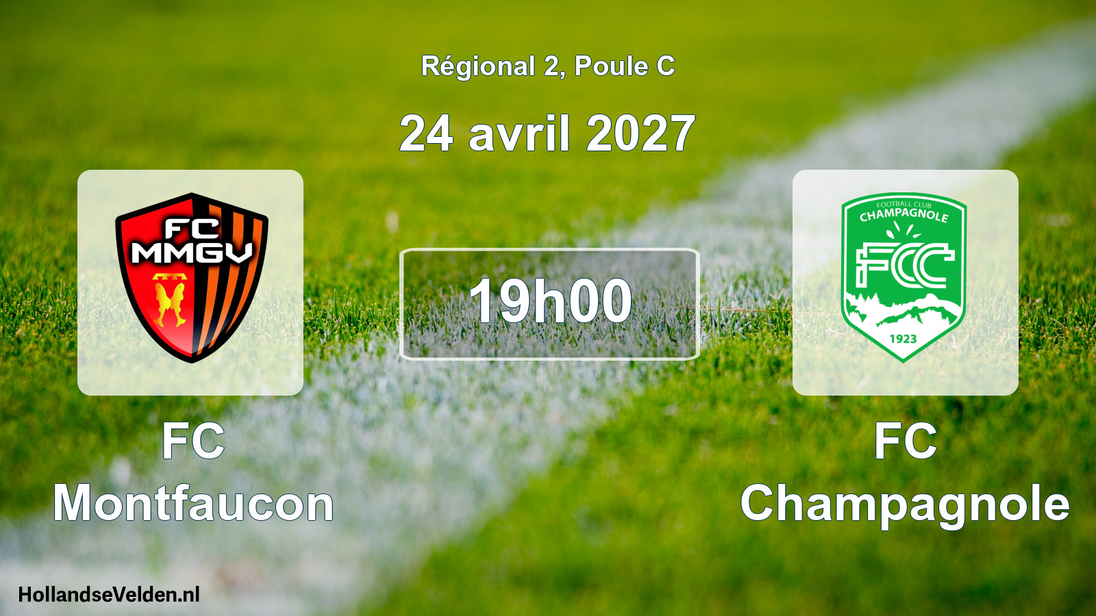 Scheduled Match: FC Montfaucon - FC Champagnole (24 April 2027)