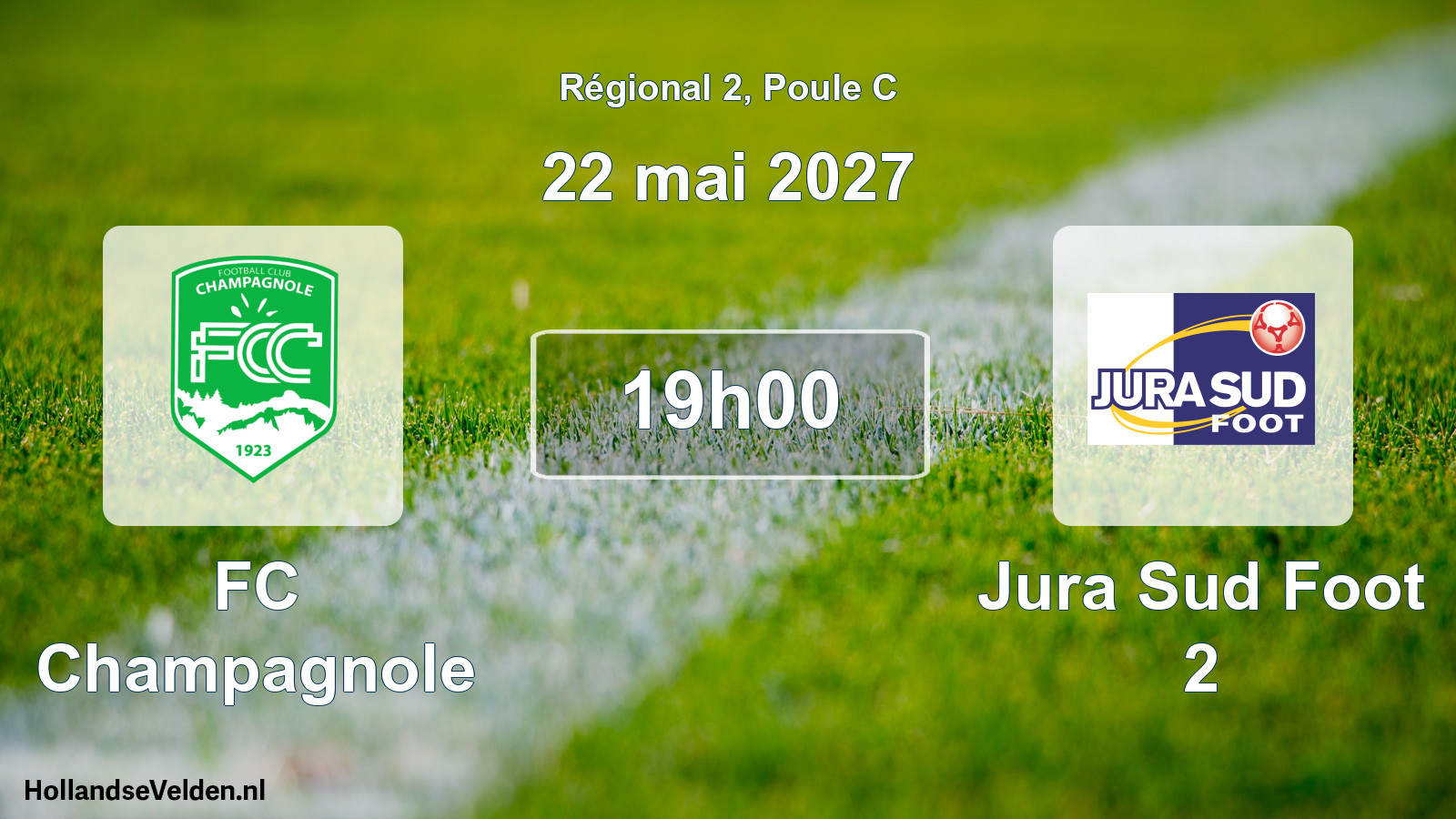 Scheduled Match: FC Champagnole - Jura Sud Foot 2 (22 May 2027)