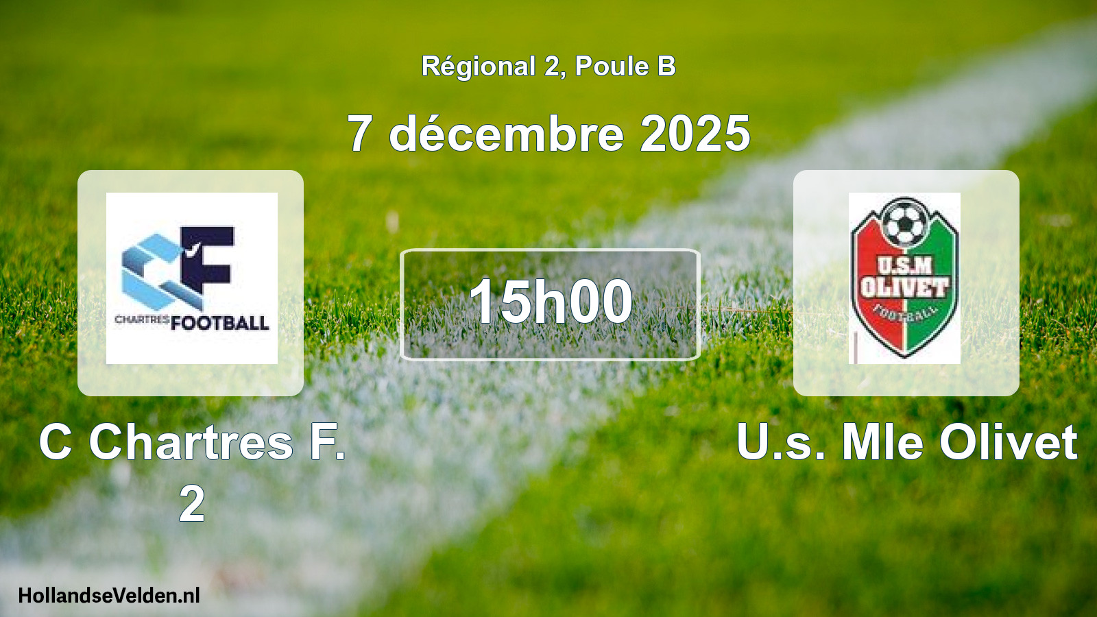 Scheduled Match: C Chartres F. 2 - U.s. Mle Olivet (7 December 2025)