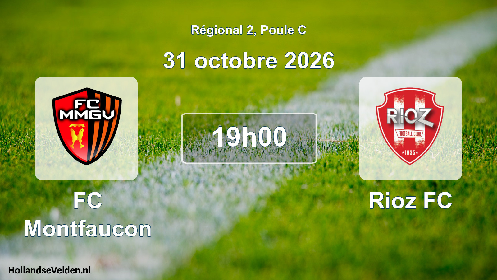 Scheduled Match: FC Montfaucon - Rioz FC (31 October 2026)