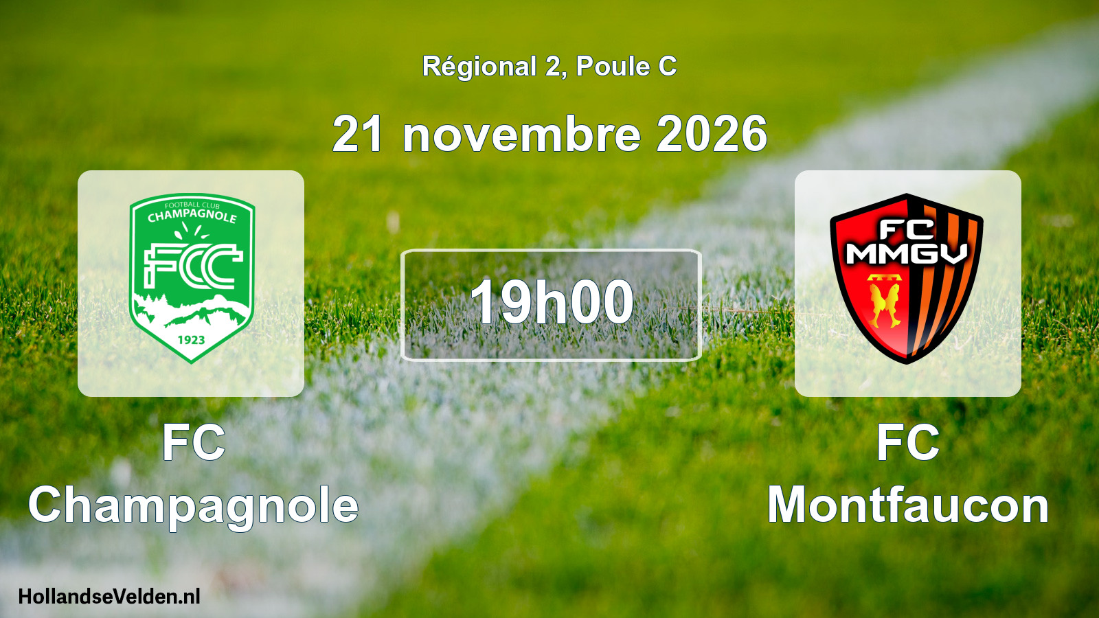 Scheduled Match: FC Champagnole - FC Montfaucon (21 November 2026)