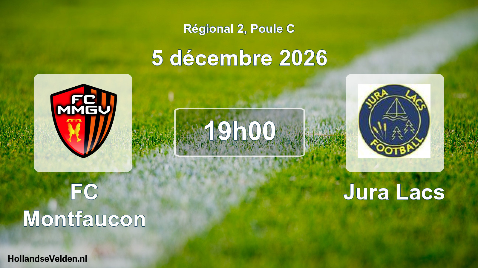 Scheduled Match: FC Montfaucon - Jura Lacs (5 December 2026)