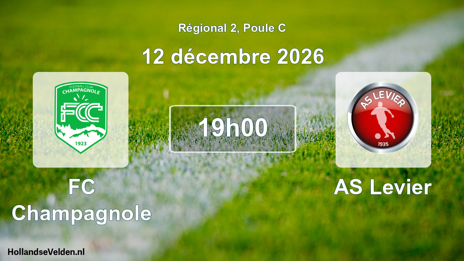 Scheduled Match: FC Champagnole - AS Levier (12 December 2026)