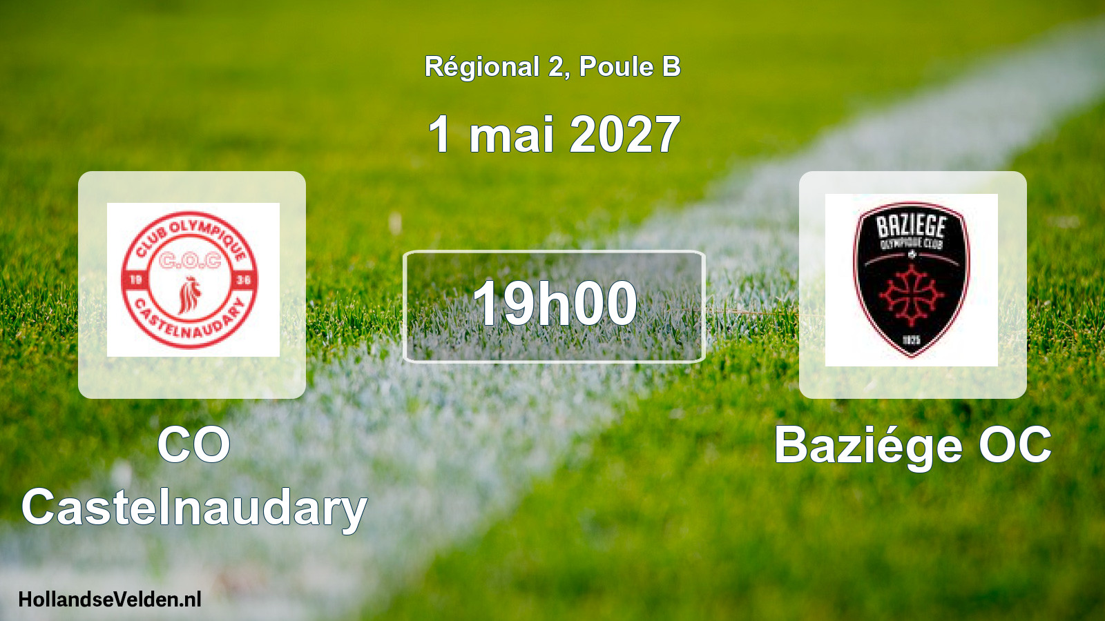 Match programmé: CO Castelnaudary - Baziége OC (1 mai 2027)