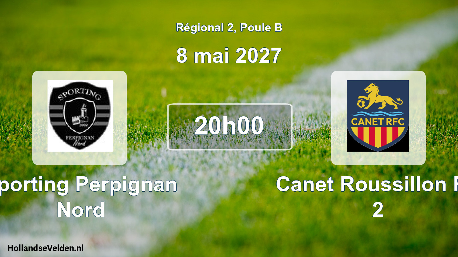 Scheduled Match: Sporting Perpignan Nord - Canet Roussillon FC 2 (8 May 2027)