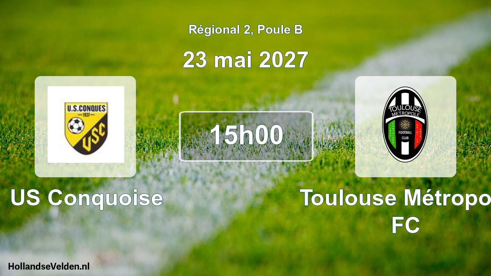 Scheduled Match: US Conquoise - Toulouse Métropole FC (23 May 2027)