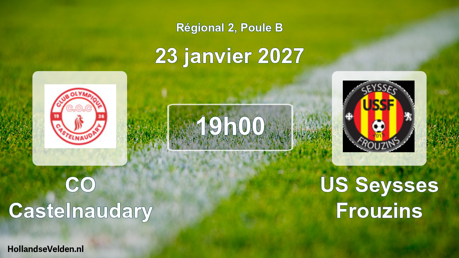 Scheduled Match: CO Castelnaudary - US Seysses Frouzins (23 January 2027)