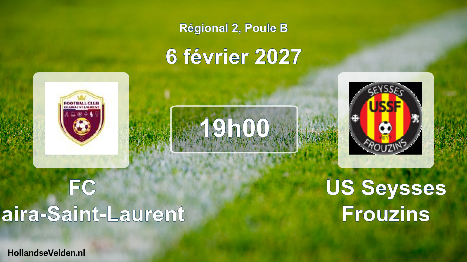 Scheduled Match: FC Claira-Saint-Laurent - US Seysses Frouzins (6 February 2027)