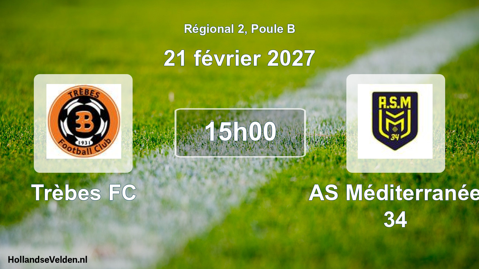 Scheduled Match: Trèbes FC - AS Méditerranée 34 (21 February 2027)