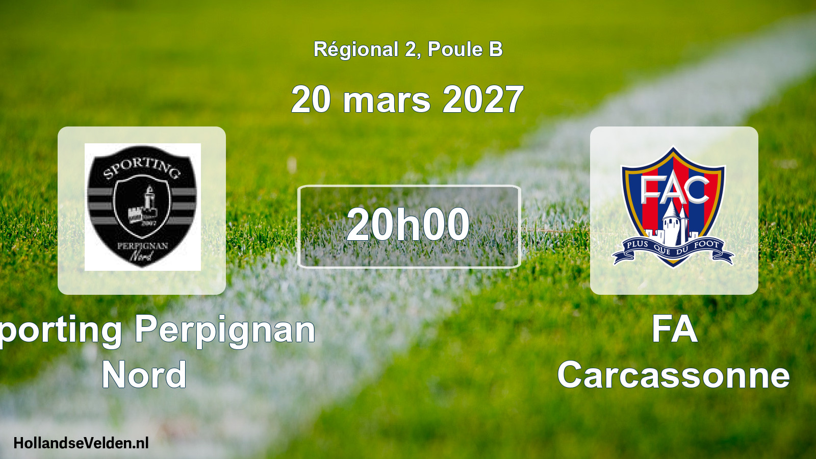Scheduled Match: Sporting Perpignan Nord - FA Carcassonne (20 March 2027)