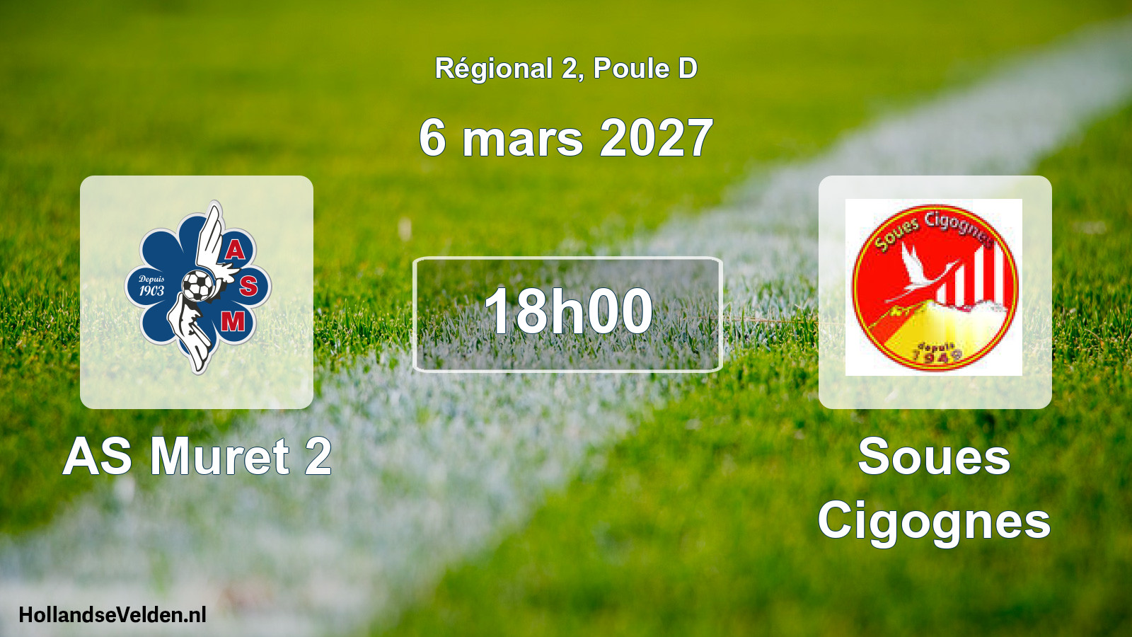 Scheduled Match: AS Muret 2 - Soues Cigognes (6 March 2027)