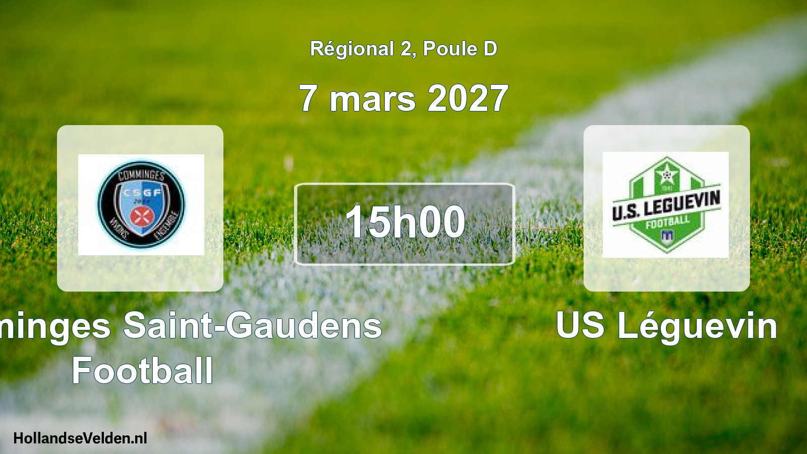 Scheduled Match: Comminges Saint-Gaudens Football - US Léguevin (7 March 2027)