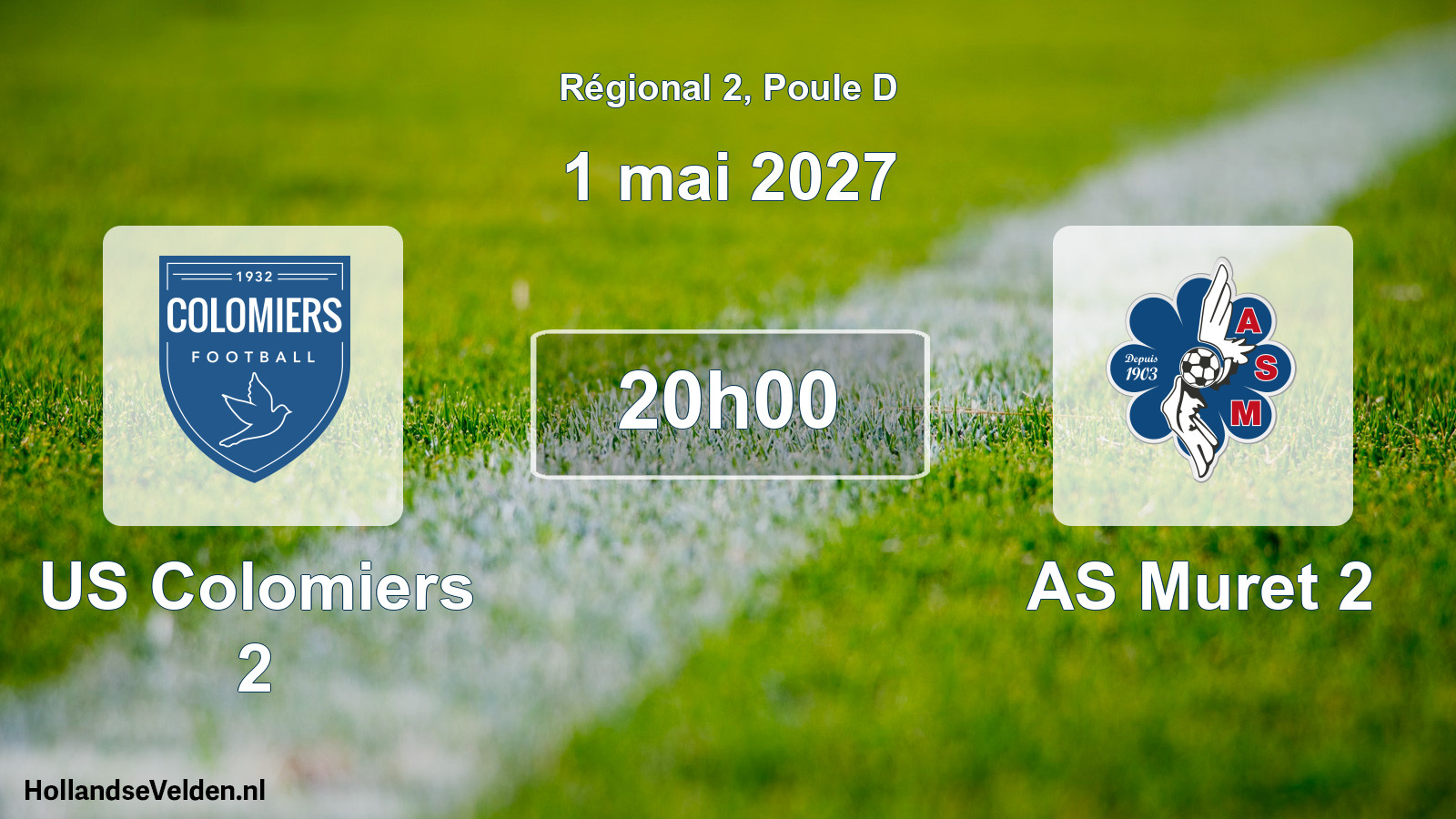 Scheduled Match: US Colomiers 2 - AS Muret 2 (1 May 2027)