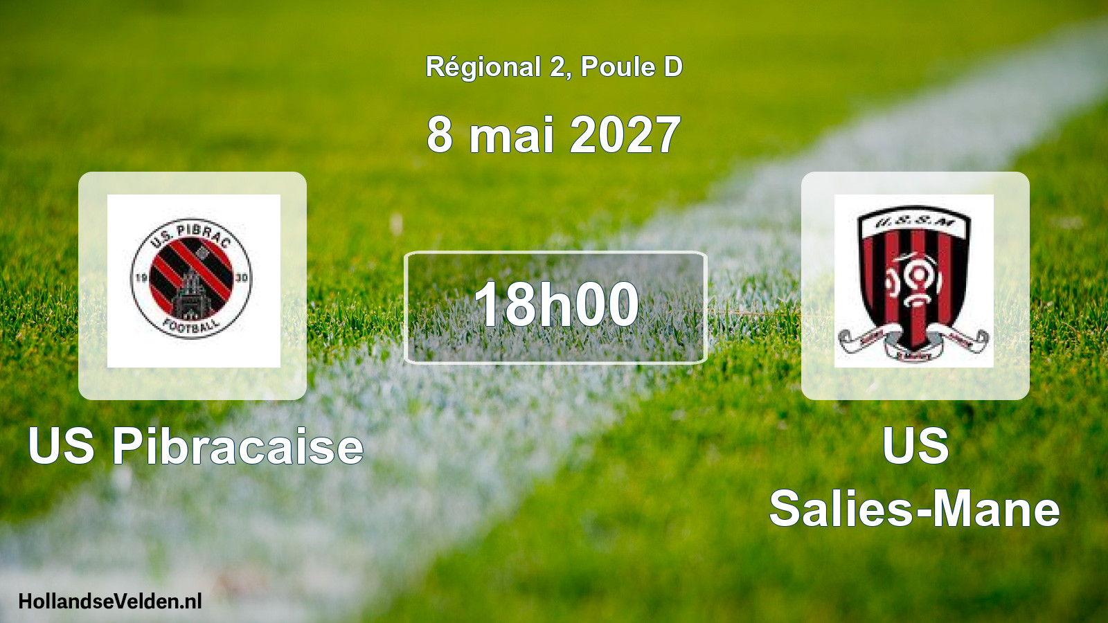 Match programmé: US Pibracaise - US Salies-Mane (8 mai 2027)