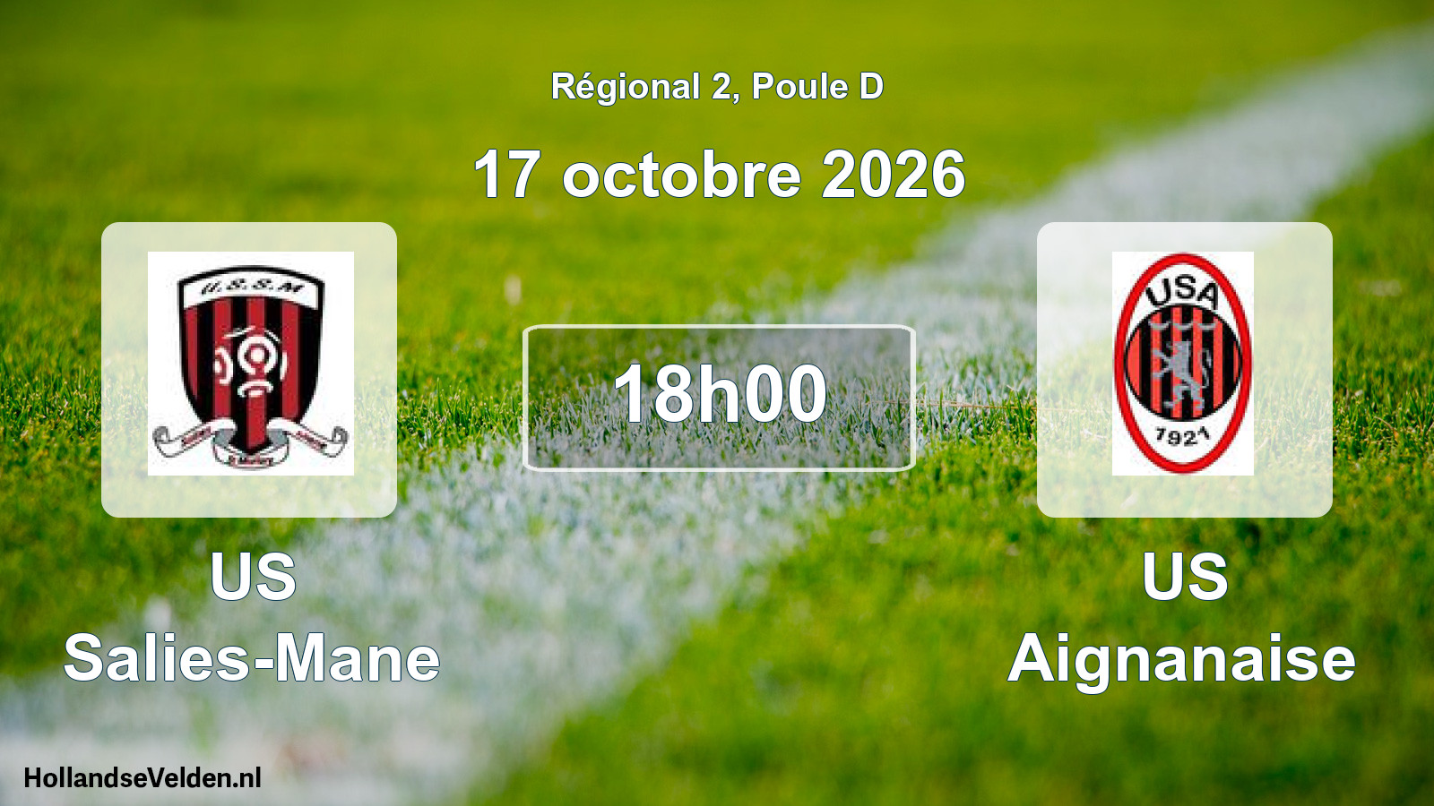 Match programmé: US Salies-Mane - US Aignanaise (17 octobre 2026)