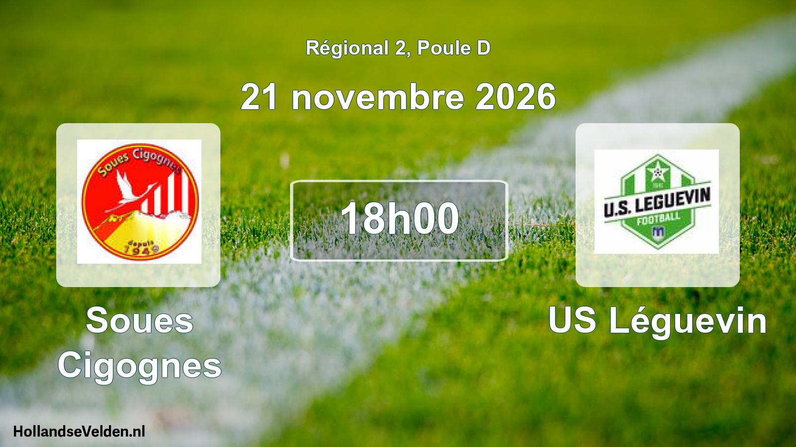 Scheduled Match: Soues Cigognes - US Léguevin (21 November 2026)