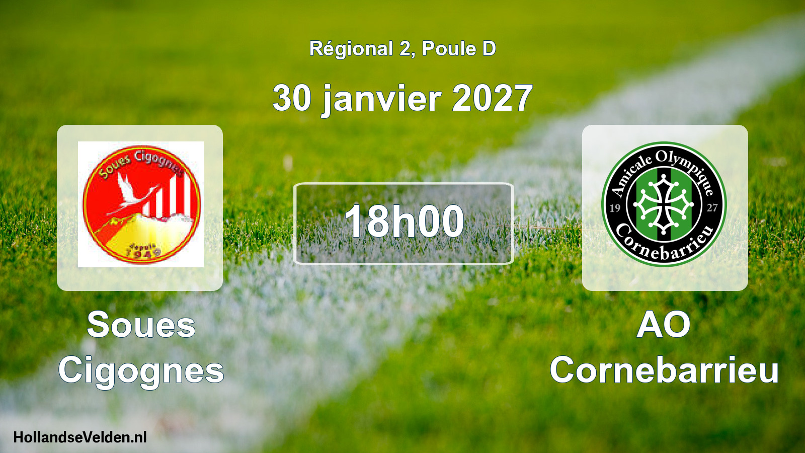 Scheduled Match: Soues Cigognes - AO Cornebarrieu (30 January 2027)