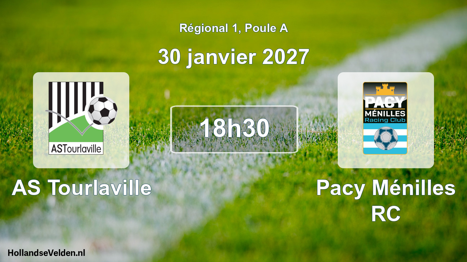 Scheduled Match: AS Tourlaville - Pacy Ménilles RC (30 January 2027)