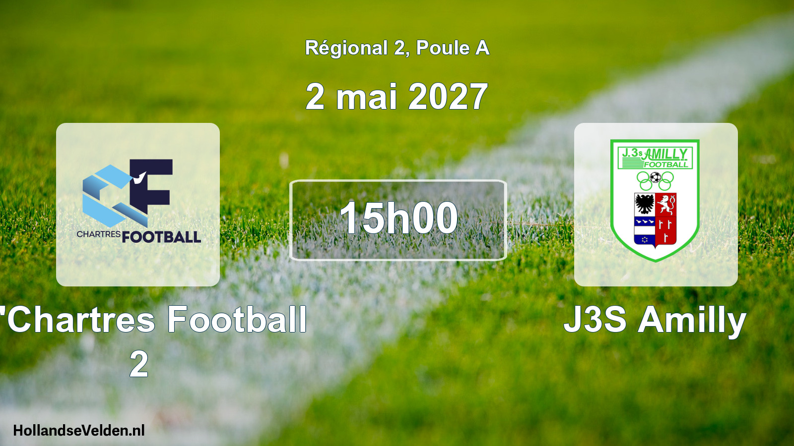 Scheduled Match: C'Chartres Football 2 - J3S Amilly (2 May 2027)