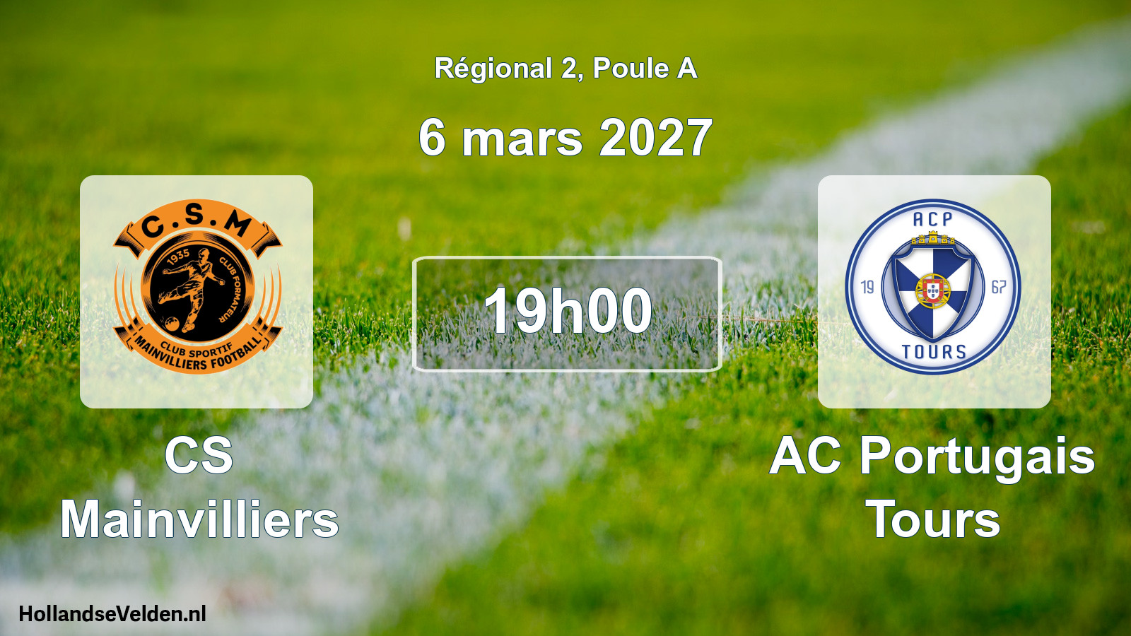 Geplande wedstrijd: CS Mainvilliers - AC Portugais Tours (6 maart 2027)