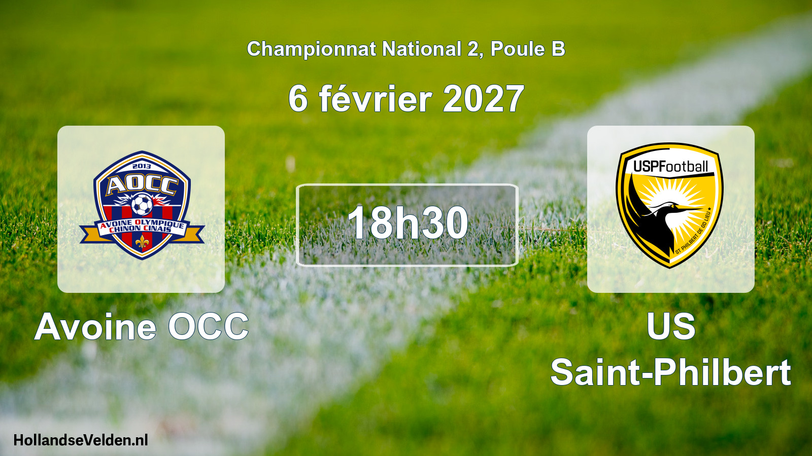 Match programmé: Avoine OCC - US Saint-Philbert (6 février 2027)