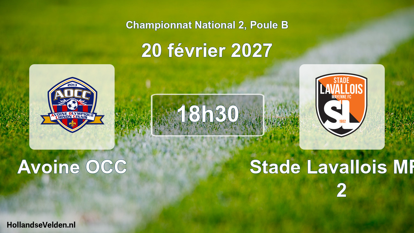 Scheduled Match: Avoine OCC - Stade Lavallois MFC 2 (20 February 2027)